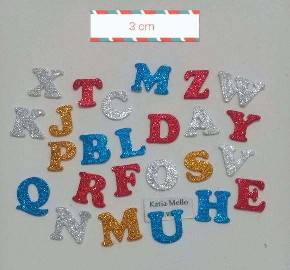 letras em eva 3 cm