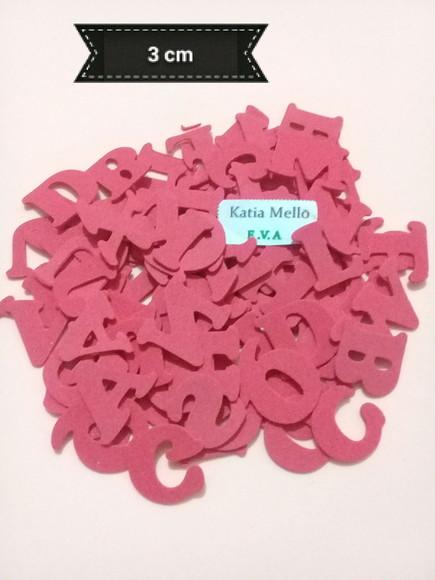 letras em eva 3 cm