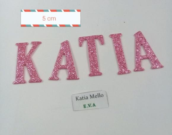 letras em eva avulsas 5 cm