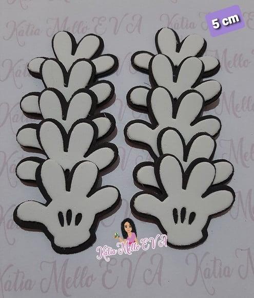 Luva do Mickey vazada em eva 5 cm