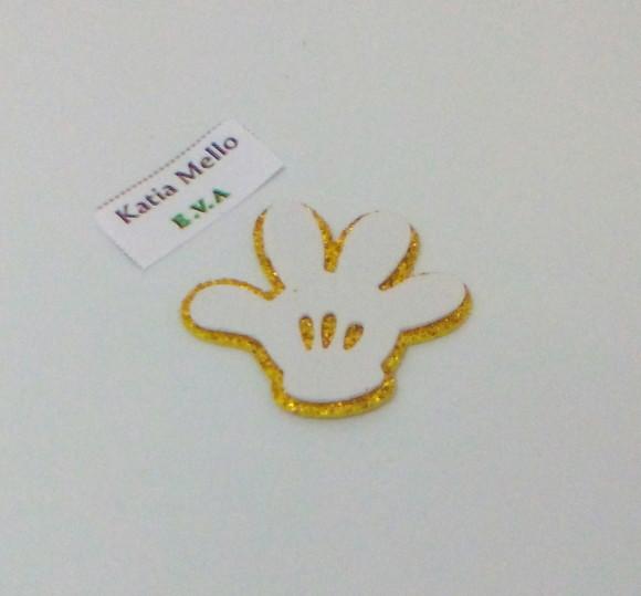 Luva do Mickey vazada em eva 5 cm