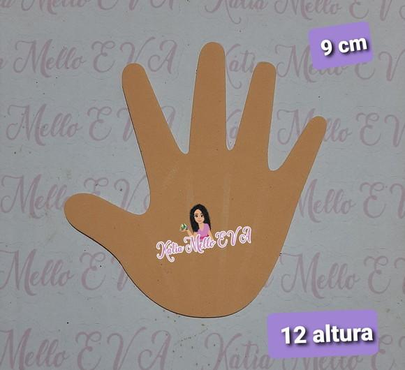 Mão em eva 12 cm