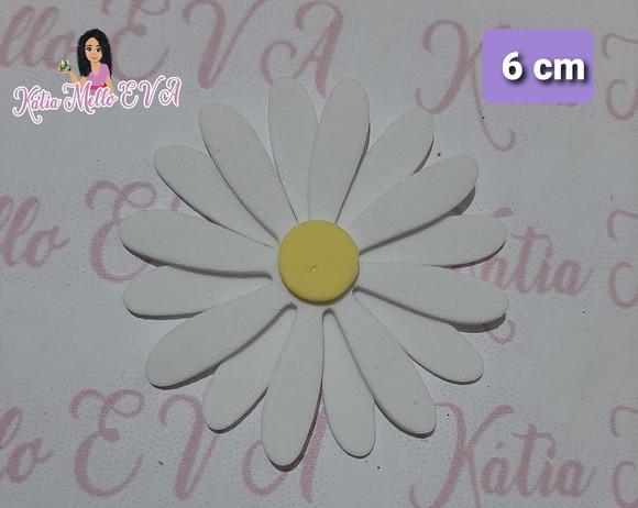 Margaridas em 6 cm eva