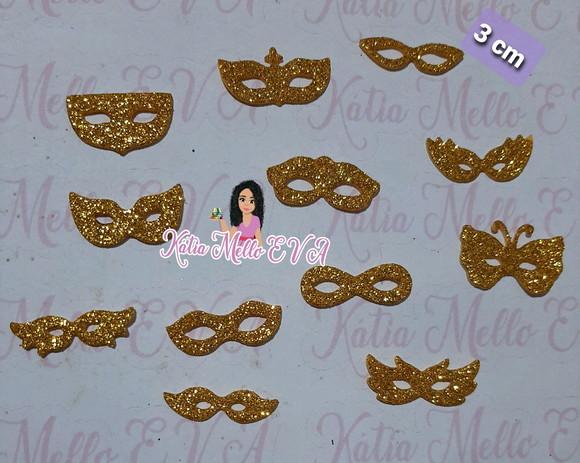 Mascara de Carnaval 3 cm Kit Pet