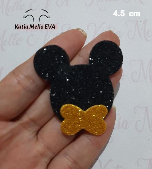 Mickey com gliter