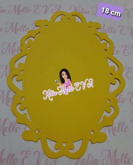 moldura em eva 18 cm