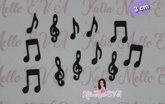 Notas Musicais 2 cm