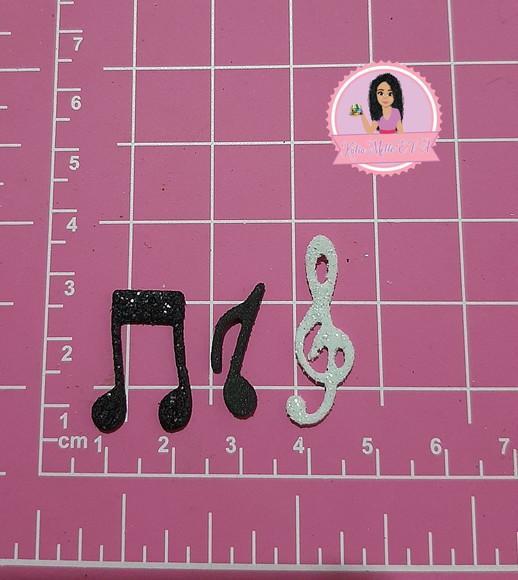 Notas Musicais 2 cm