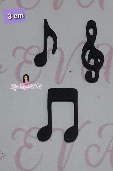 Notas Musicais 2 cm