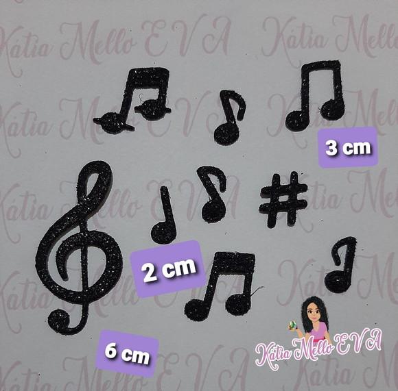 Notas Musicais em Eva Kit