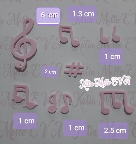 Notas Musicais em Eva Kit