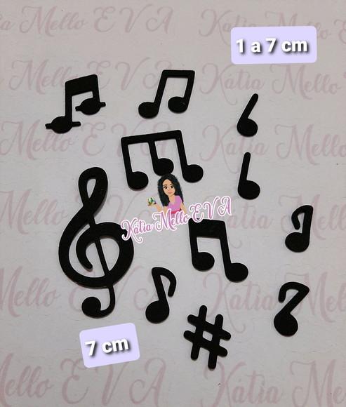 Notas Musicais em Eva Kit
