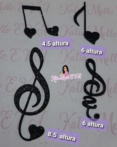 Notas Musicais em Eva Kit