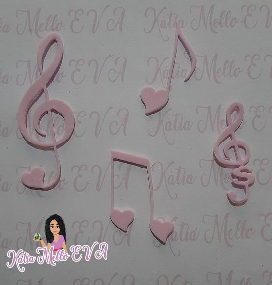 Notas Musicais em Eva Kit