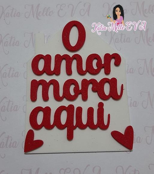 o Amor Mora Aqui Eva 12 cm