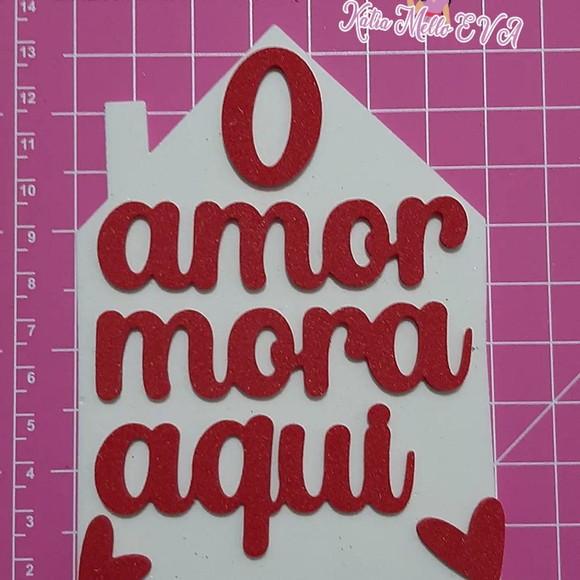 o Amor Mora Aqui Eva 12 cm