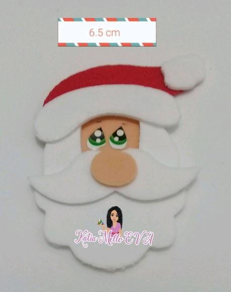 Papai Noel em Eva 6..5 cm