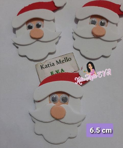 Papai Noel em Eva 6..5 cm Pegue e Monte