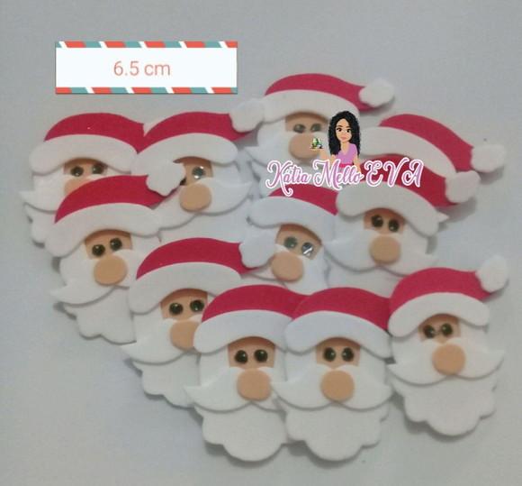 Papai Noel em Eva 6..5 cm Pegue e Monte