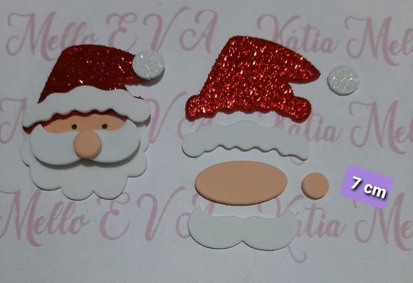 Papai Noel em Eva 7 cm Pegue e Monte