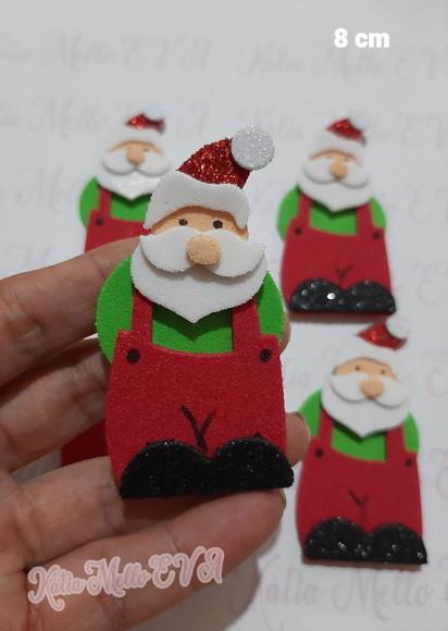 Papai Noel em Eva 8 cm