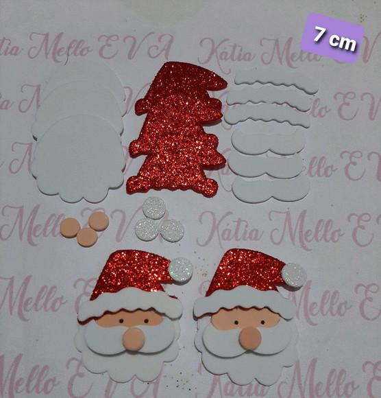 Papai Noel em Eva 7 cm Pegue e Monte
