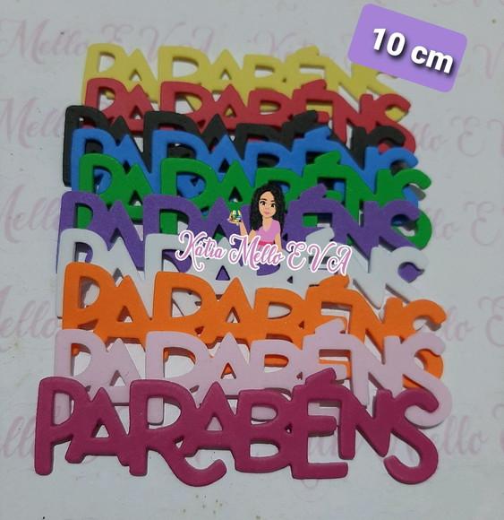 Parabéns 10 cm kit