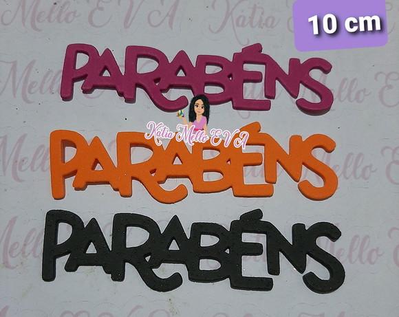 Parabéns 10 cm kit