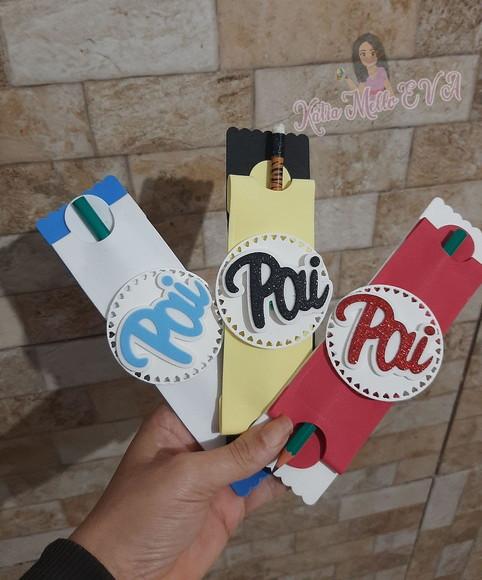 Porta-lápis em Eva Dia dos Pais