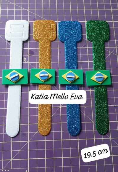 Pulseira 19.5 cm em Eva Independência do Brasil