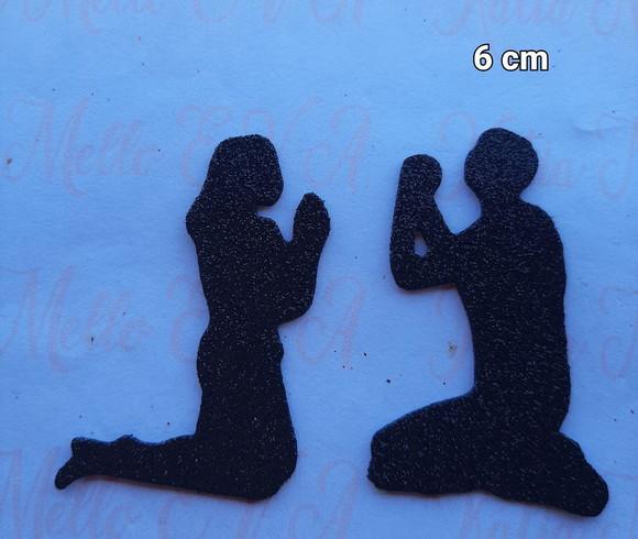 Silhueta em Eva 6 cm Oração