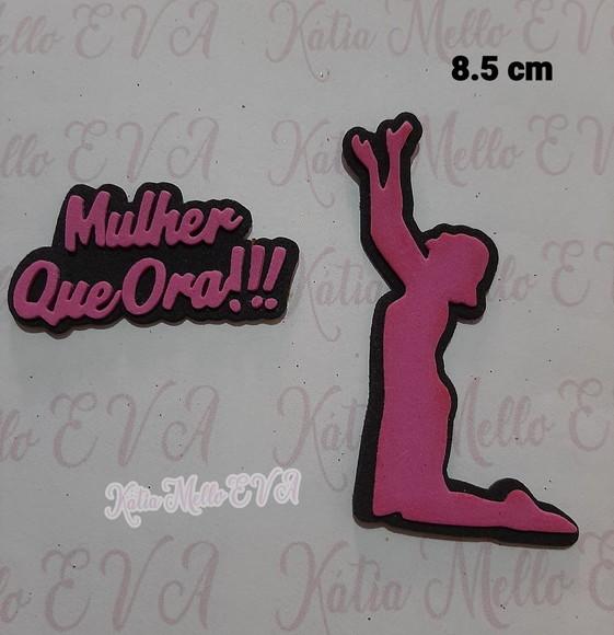 Silhueta em Eva 8.5 cm Oração