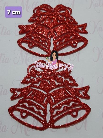 Sino de Natal em Eva 7 cm
