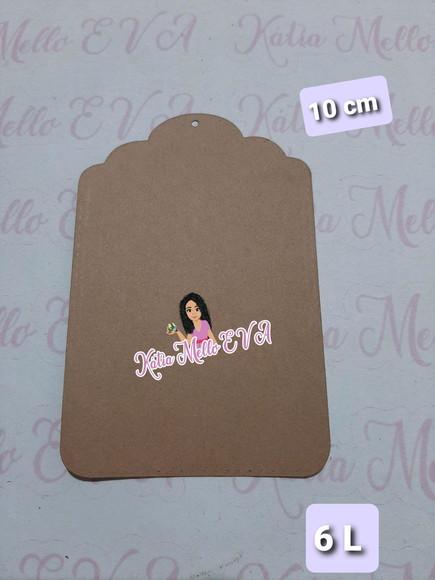 Tags papel kraft 10 cm lisa