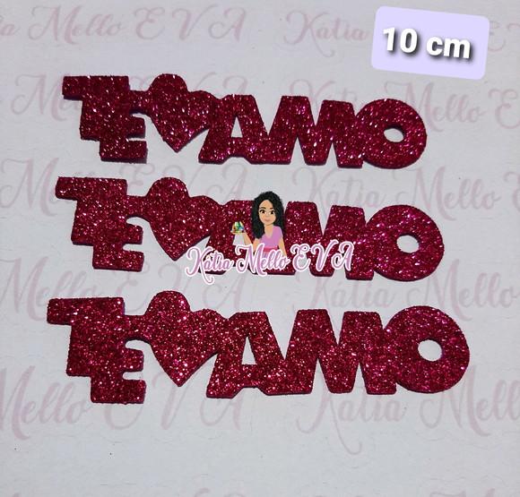 te amo em eva 10 cm