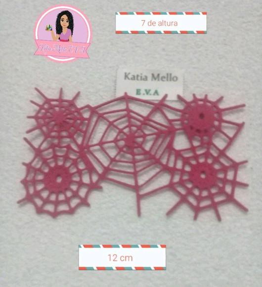 Teia de Aranha em eva 12 cm
