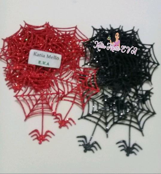 Teia de Aranha em eva 6,5 cm