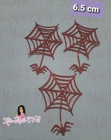 Teia de Aranha em eva 6,5 cm