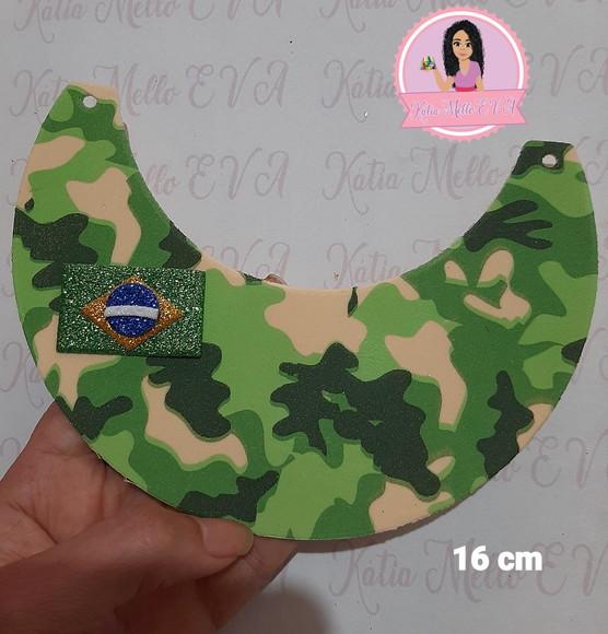 Viseira em Eva 16 cm Dia do Soldado
