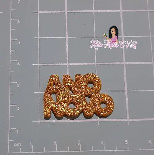 3 cm Ano Novo em Eva