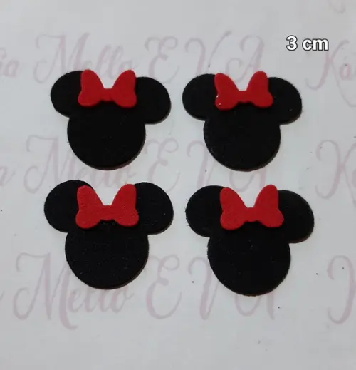 3 cm Minnie em Eva