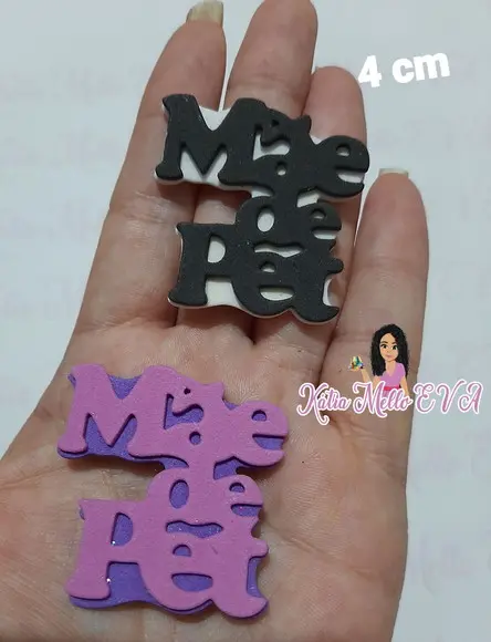 4 cm Mãe para Pet em Eva