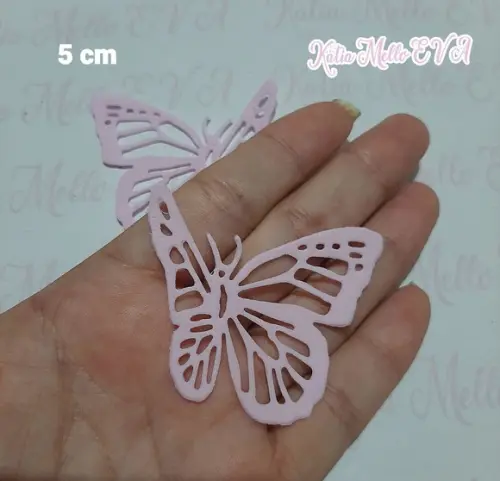 5 cm Borboletas Candy Coloreva