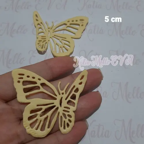 5 cm Borboletas Candy Coloreva
