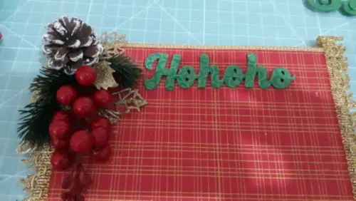 5 cm Faca Feliz Natal