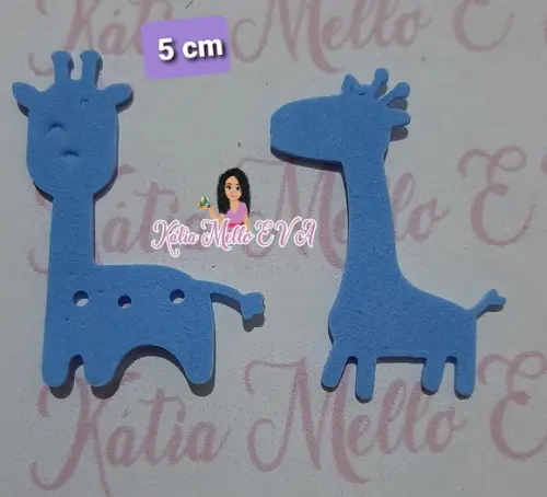 5 cm girafa em eva kit