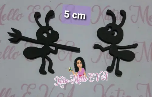 5 cm formiguinhas em eva