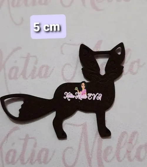 5 cm raposinha em eva