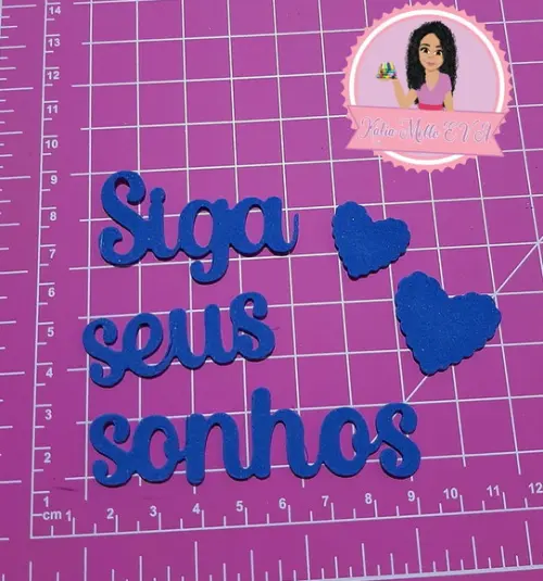 5 cm Siga Seus Sonhos