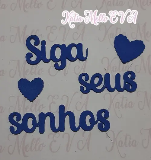 5 cm Siga Seus Sonhos
